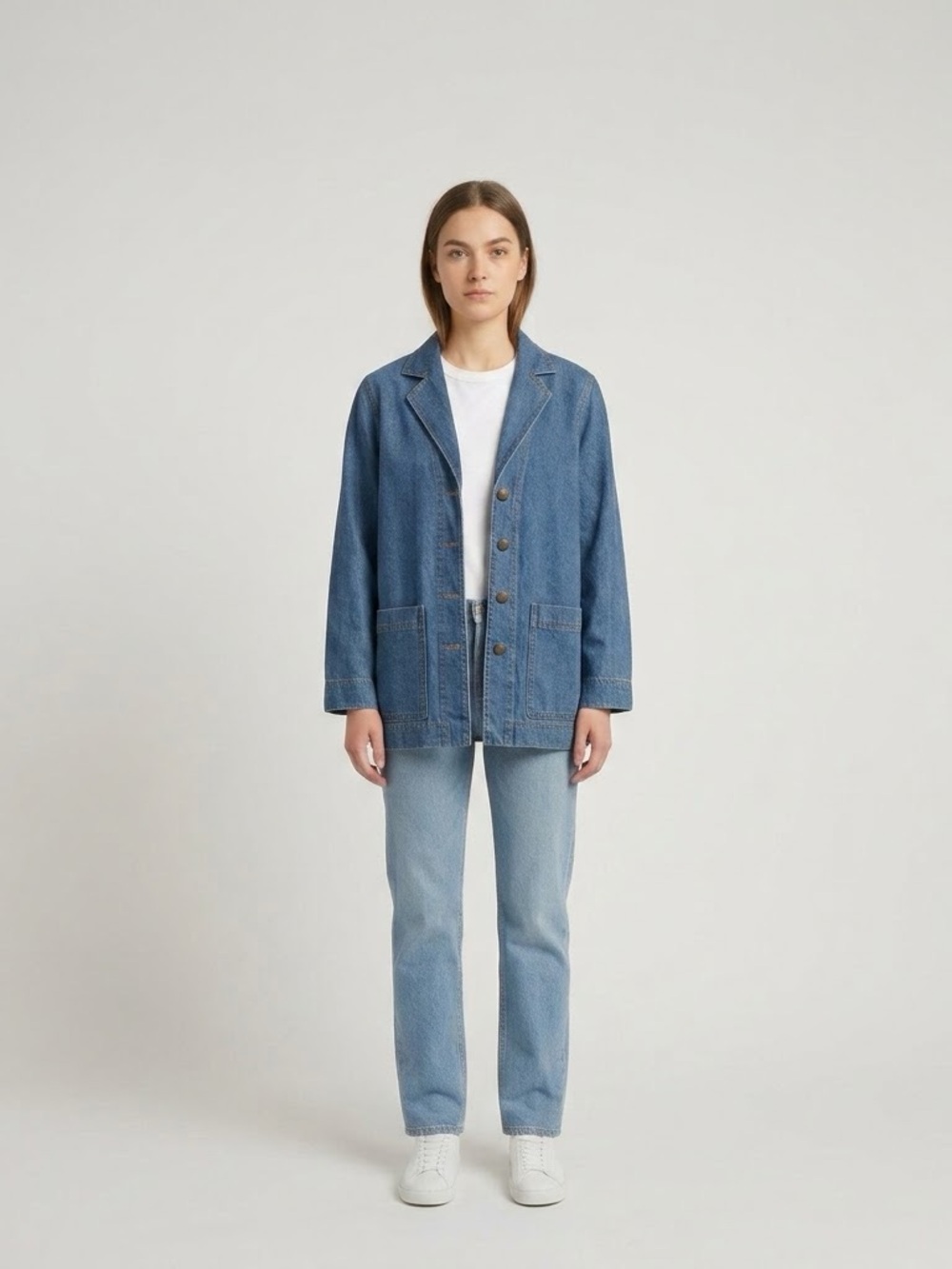 Rare vintage Denim Button-Up Jacket
